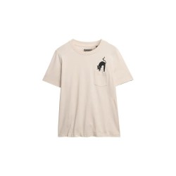 тениска,дамски,тениски,superdry,psychic,readings,relaxed,fit,short,sleeve,t,shirt,beige,(pumice,stone,beige)