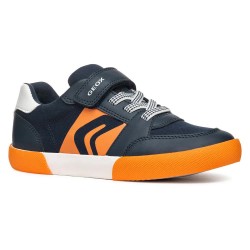 маратонки,детски,маратонки,geox,gisli,trainers,navy,orange,(blue)