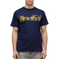 тениска,мъжки,тениски,sundek,archive,hibiscus,short,sleeve,t,shirt,blue