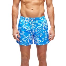 бански,гащета,мъжки,бански,костюми,sundek,archive,hibiscus,swimming,shorts,blue,(vintage,sapphire)