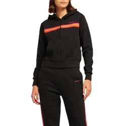 блуза,дамски,блузи,sundek,felpa,full,zip,sweatshirt,black
