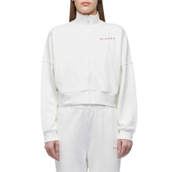 блуза,дамски,блузи,sundek,felpa,logo,full,zip,sweatshirt,white