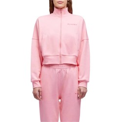 блуза,дамски,блузи,sundek,felpa,logo,full,zip,sweatshirt,peach,(pink)