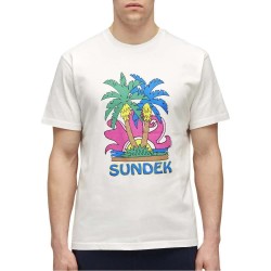 тениска,мъжки,тениски,sundek,island,short,sleeve,t,shirt,white