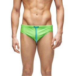бански,гащета,мъжки,бански,костюми,sundek,leonardo,logo,swimming,brief,green,flash,(green)