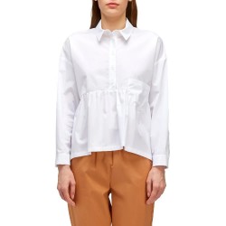 риза,с,дълъг,ръкав,дамски,блузи,дамски,ризи,sundek,long,sleeve,shirt,white