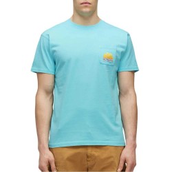 тениска,мъжки,тениски,sundek,maxi,logo,short,sleeve,t,shirt,blue