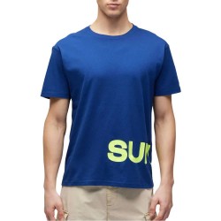 тениска,мъжки,тениски,sundek,maxi,logo,short,sleeve,t,shirt,twilight,(blue)