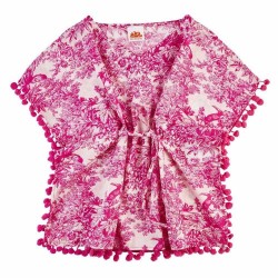 рокля,детски,поли,и,рокли,sundek,mini,kaftano,toile,de,jouy,sleeveless,dress,pink