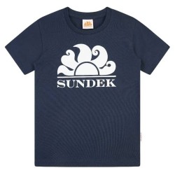 тениска,детски,тениски,sundek,mini,new,simeon,logo,short,sleeve,t,shirt,blue