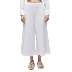 панталони,дамски,панталони,sundek,popeline,high,waist,pants,white