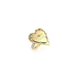 бижутерия,guess,all,of,us,ring,golden