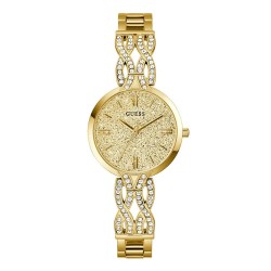 часовник,часовници,guess,coral,watch,golden