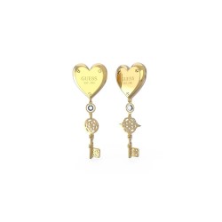бижутерия,guess,jube04217,all,you,need,is,love,earrings,golden