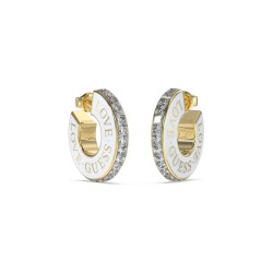 бижутерия,guess,love,earrings,golden,white,(golden)
