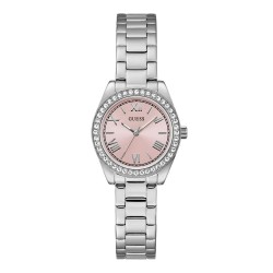 часовник,часовници,guess,mini,luna,watch,silver