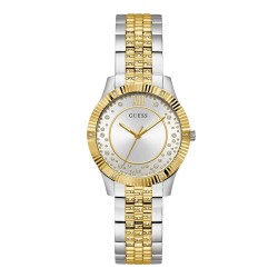 часовник,часовници,guess,starstruck,watch,silver,golden,(golden)