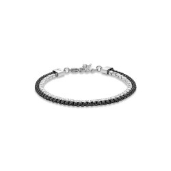 бижутерия,police,sequence,bracelet,silver,(black)