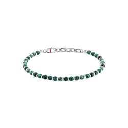 бижутерия,sector,basic,green,stones,19+3,cm,bracelet,silver,(silver)