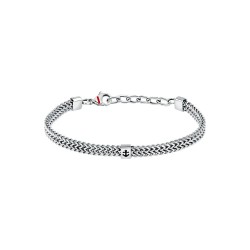 бижутерия,sector,basic,shiny,chain,19+3,cm,bracelet,silver,(silver,maarine)