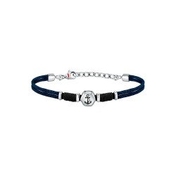 бижутерия,sector,marine,anchor,bracelet,silver,(blue)