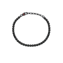 бижутерия,sector,tennis,sann42,bracelet,silver,(black,crystals)