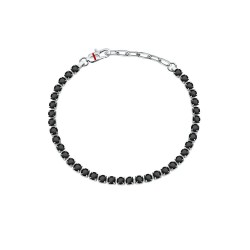 бижутерия,sector,tennis,sann45,bracelet,silver,(black,crystals)