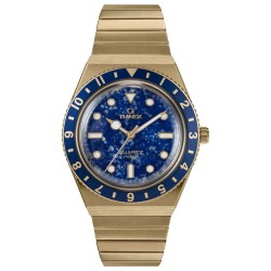 часовник,часовници,timex,q,watch,golden,blue,(golden)