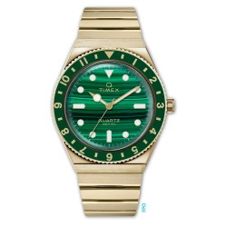 часовник,часовници,timex,q,watch,golden,green,(golden)