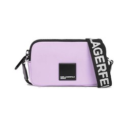 чанти,за,през,рамо,karl,lagerfeld,box,logo,mini,crossbody,purple