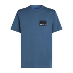 тениска,мъжки,тениски,karl,lagerfeld,reg,box,logo,short,sleeve,t,shirt,vintage,indigo,(blue)
