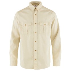 Риза с дълъг ръкав Fjällräven Övik Travel long sleeve shirt - Beige (Chalk White) риза,с,дълъг,ръкав,мъжки,ризи,fjällräven,Övik,travel,long,sleeve,shirt,beige,(chalk,white)