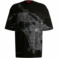 тениска,мъжки,тениски,hugo,duglow,01,short,sleeve,t,shirt,natural,(black)