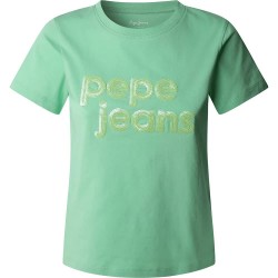 тениска,дамски,тениски,pepe,jeans,aria,short,sleeve,t,shirt,green,(fresh,green)
