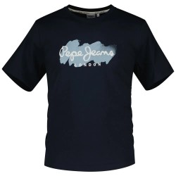 тениска,мъжки,тениски,pepe,jeans,milton,short,sleeve,t,shirt,blue,(dulwich,blue)