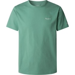 тениска,мъжки,тениски,pepe,jeans,original,basic,3n,short,sleeve,t,shirt,green,(sage,green)
