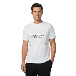 тениска,мъжки,тениски,hackett,monogram,short,sleeve,t,shirt,white