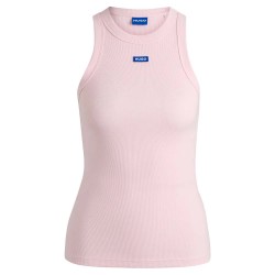 тениска,дамски,тениски,hugo,easy,10257055,blue,sleeveless,t,shirt,pink,(light,pastel,pink)