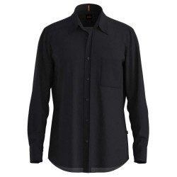 Риза с дълъг ръкав BOSS Relegant 6 10267858 01 long sleeve shirt - Black (Black) риза,с,дълъг,ръкав,дамски,ризи,мъжки,ризи,boss,relegant,6,10267858,01,long,sleeve,shirt,black,(black)