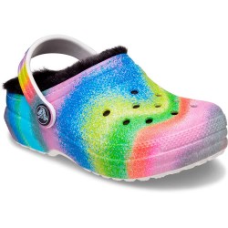 детски,сандали,и,чехли,crocs,classic,lined,spray,dye,clogs,white,multi,(multicolor)
