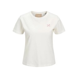 тениска,дамски,тениски,jack,&,jones,carly,regular,fit,jjxx,short,sleeve,t,shirt,blanc,de,blanc,three,in,a,row,(white)
