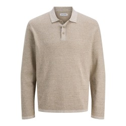 мъжки,блузи,с,яка,jack,&,jones,george,long,sleeve,polo,coriander,w.,white,(beige)