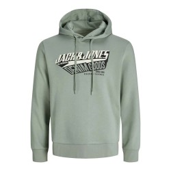 суичър,мъжки,пуловери,jack,&,jones,logo,2,col,hoodie,iceberg,green,(green)