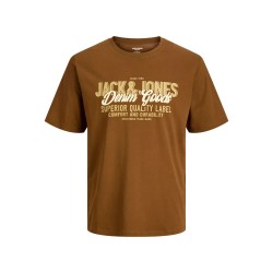 тениска,мъжки,тениски,jack,&,jones,logo,2,col,sn,short,sleeve,t,shirt,monks,robe,(brown)