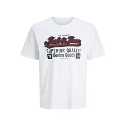 тениска,мъжки,тениски,jack,&,jones,logo,2col,plus,size,short,sleeve,t,shirt,cloud,dancer,(white)
