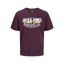 тениска,мъжки,тениски,jack,&,jones,logo,2col,plus,size,short,sleeve,t,shirt,plum,perfect,(purple)