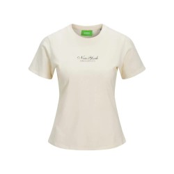 тениска,дамски,тениски,jack,&,jones,luna,regular,fit,jjxx,short,sleeve,t,shirt,beige,(vanilla,ice,new,york)