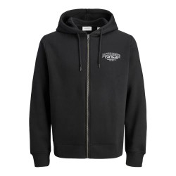 блуза,мъжки,пуловери,jack,&,jones,makoto,plus,size,full,zip,sweatshirt,black