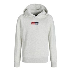 суичър,детски,блузи,jack,&,jones,pan,hoodie,white,melange,(white,grey)