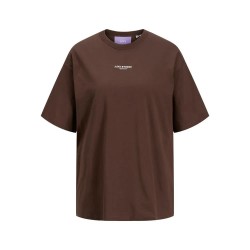 тениска,дамски,тениски,jack,&,jones,studio,vesterbro,loose,fit,jjxx,short,sleeve,t,shirt,bracken,bright,white,jjxx,logo,(brown)